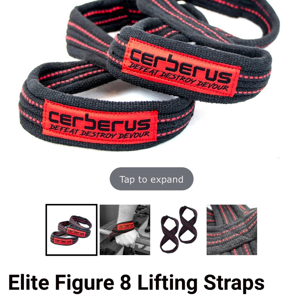 Cerebrus Elite Figure 8 Lifting Straps